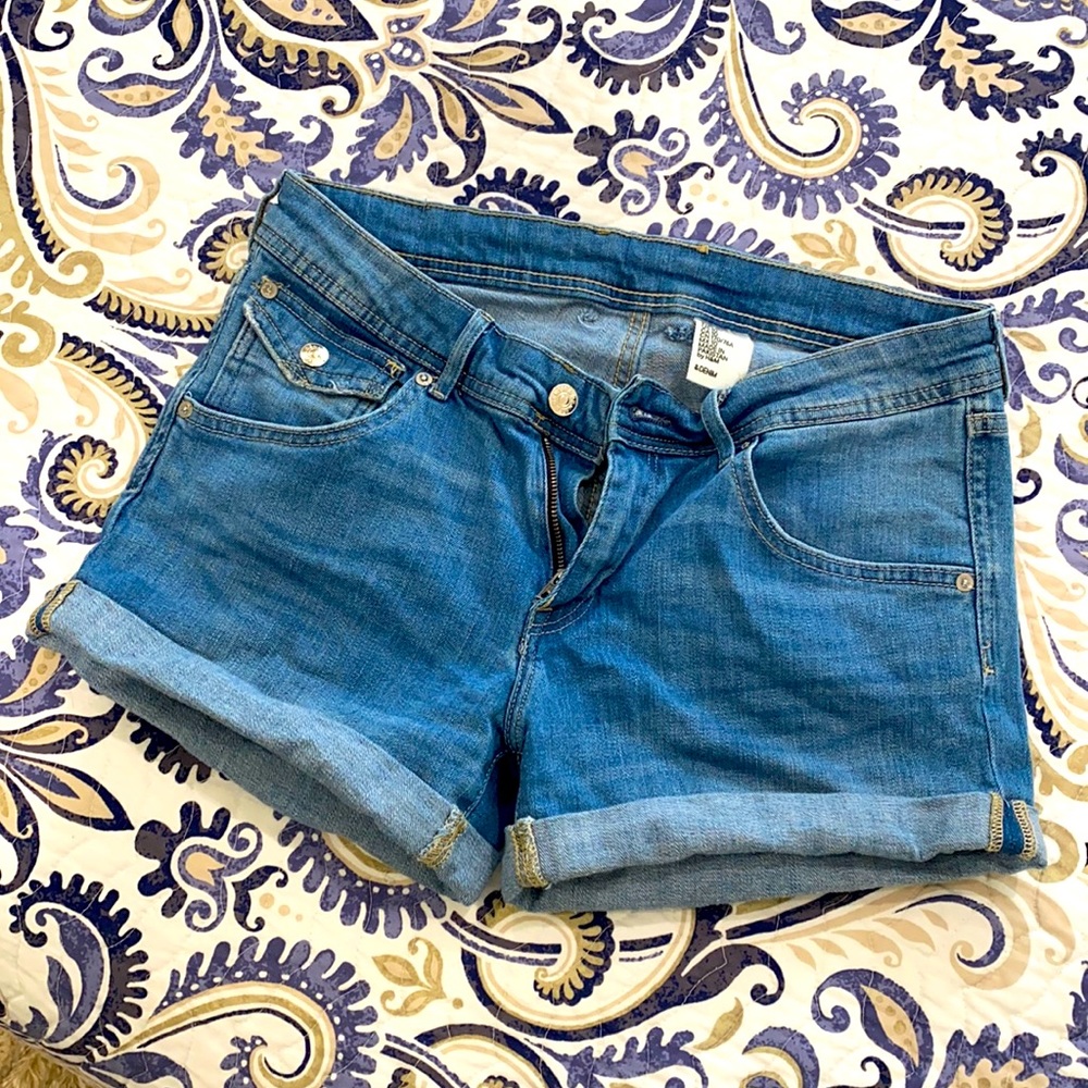 H&M Blue Denim Jean Shorts